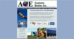 Desktop Screenshot of acecustomsbroker.com